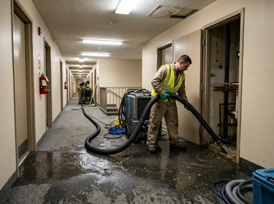 multi-unit-apartment-hallway-f-005 — frequently asked questions, Emergency Burst Pipe Water Extraction & Removal in Fords Pr…
